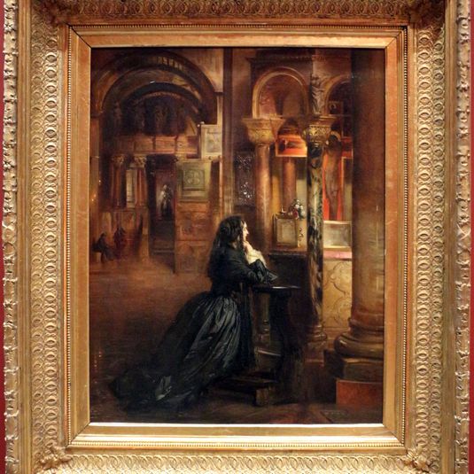 "Femme en prière à Saint-Marc de Venise"
