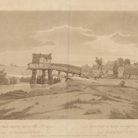 The Watermill Above the Bridge at Charenton