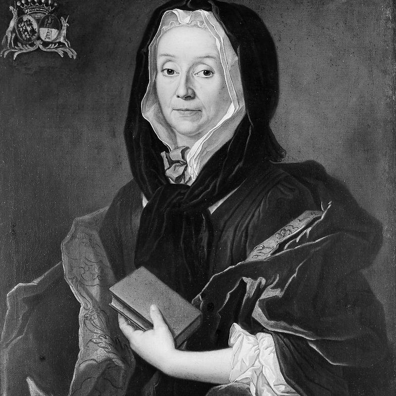 Portrait of a Woman Holding a Book