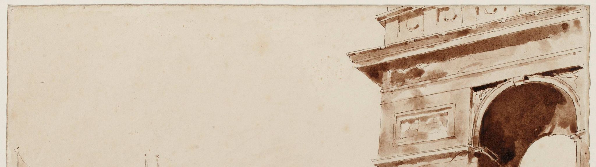 Projet de décoration pour les fêtes de la victoire le 14 juillet 1919