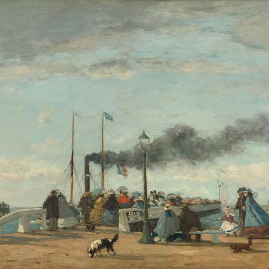 Jetty and Wharf at Trouville