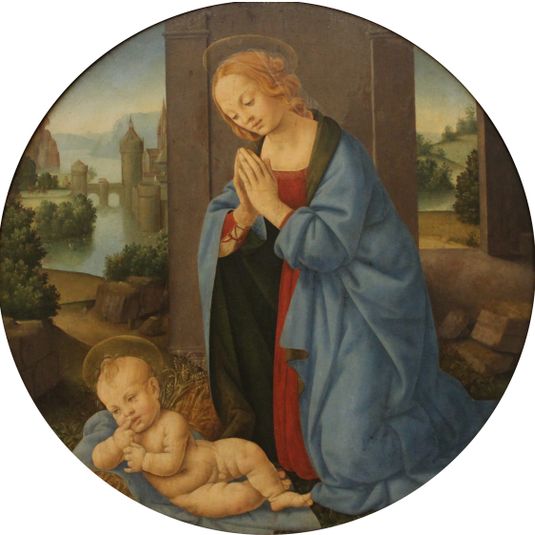 The Virgin adoring the Child