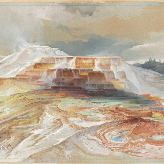 Hot Springs of Gardiner's River, Yellowstone