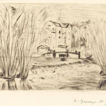 The Sluice at Serbonne (La Vanne a Serbonne)