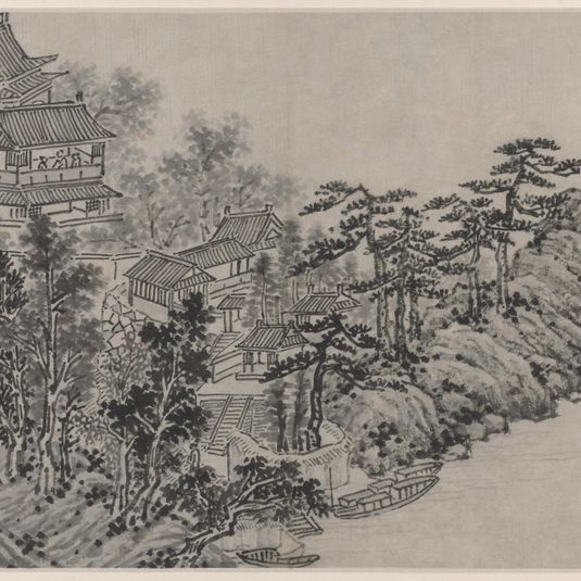 Twelve Views of Tiger Hill, Suzhou: Cloud-Climbing Pavilion