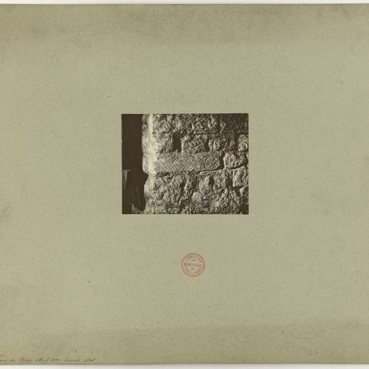 Thermes de Cluny, 5ème arrondissement, avril 1904.