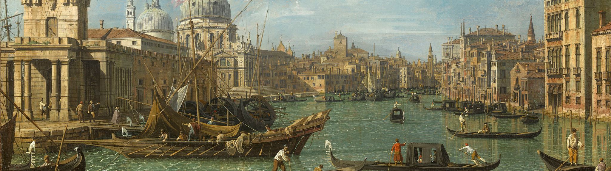 The Mouth of the Grand Canal looking West towards the Carità