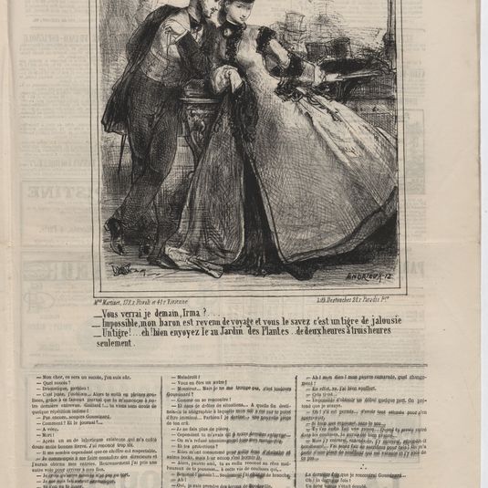 Le Charivari, trente-deuxième année, mardi 13 octobre 1863