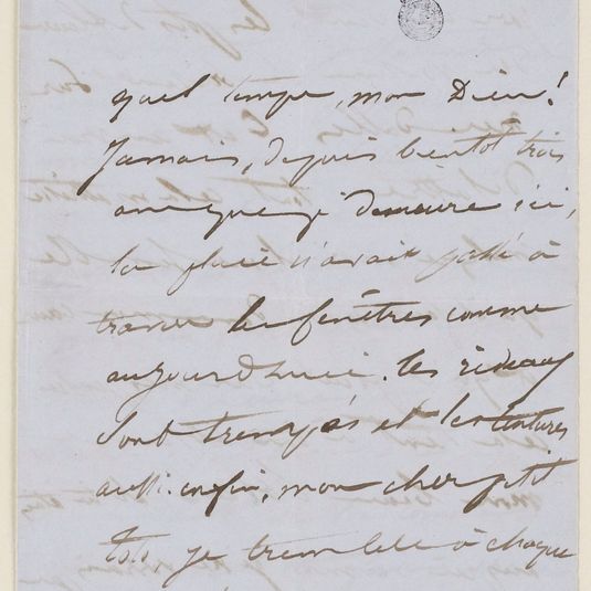 Lettre de Juliette Drouet à Victor Hugo, 26 juillet lundi midi 1/4 1847