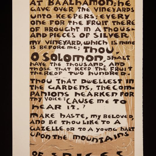 Plate Thirty, from Song of Songsand Draw me after you: a visual song of songs