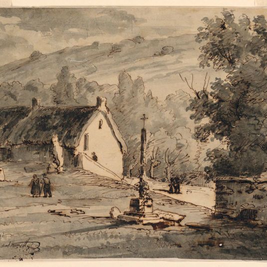 A Cemetery in a Village