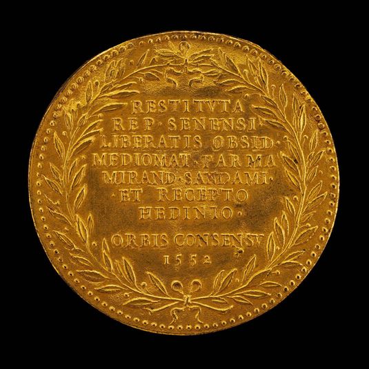 Inscription in a Laurel Wreath [reverse]