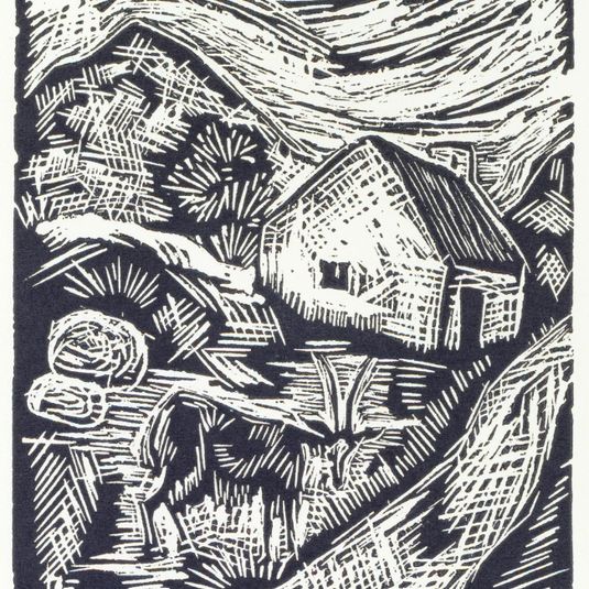 Goat and Cottage