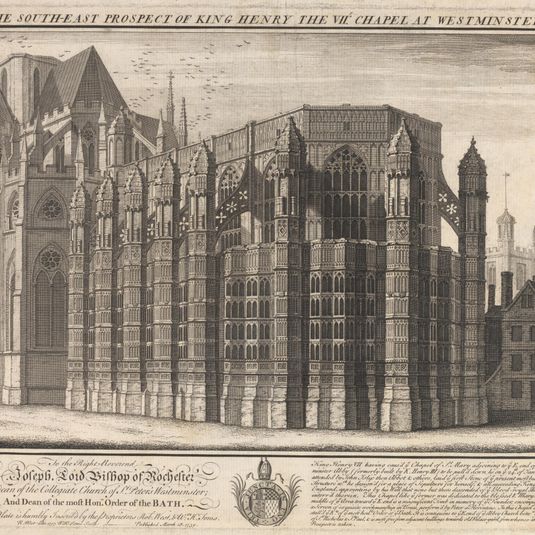 The Southeast Prospect of the King Henry the VII's Chapel at Westminster