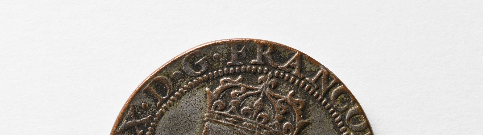 Franc de cuivre argenté de la Ligue, au nom de Charles X, 1590