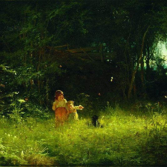 Children in the forest