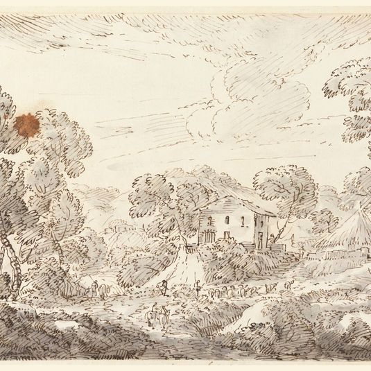 A Peasant’s Dwelling in Woody Country