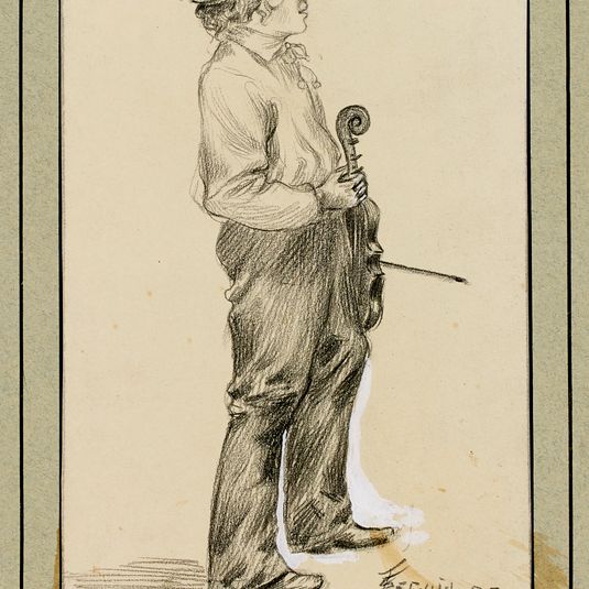 Chanteurs et musiciens ambulants; Le petit italien.