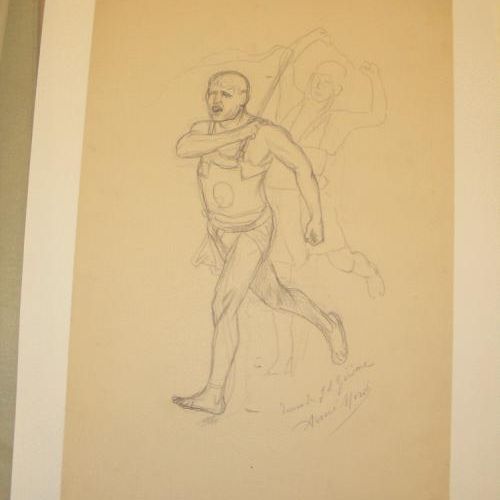Two Warriors Running