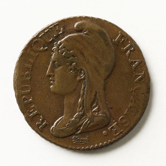 Pièce de cinq centimes, an IV (1796)