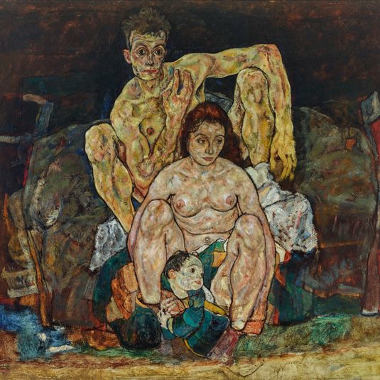 Squatting Couple (The Family)