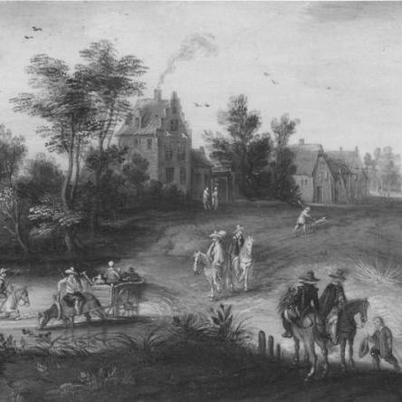 Landscape with a Country Road and a Watering-Place