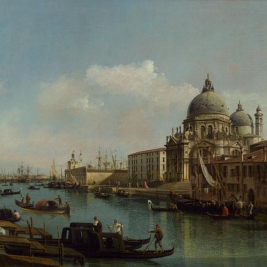 View of the Grand Canal: Santa Maria della Salute and the Dogana from Campo Santa Maria Zobenigo