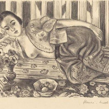 Odalisque in Red Satin Pantaloons (Odalisque à la culotte de satin rouge)