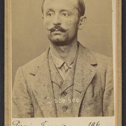 Pernin. François. 34 ans, né le 11/1/60 au Creuzot (Saône-et-Loire). Forgeron. Anarchiste. 2/7/94.