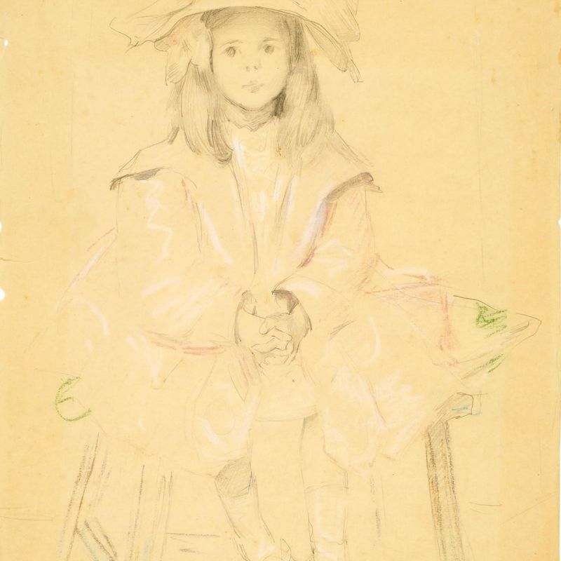 Untitled (Seated Young Girl)