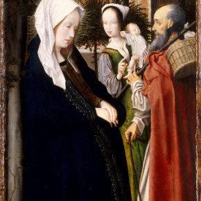 The Virgin and Saint Joseph at Bethlehem (recto) and Virgin Annunciate (verso)