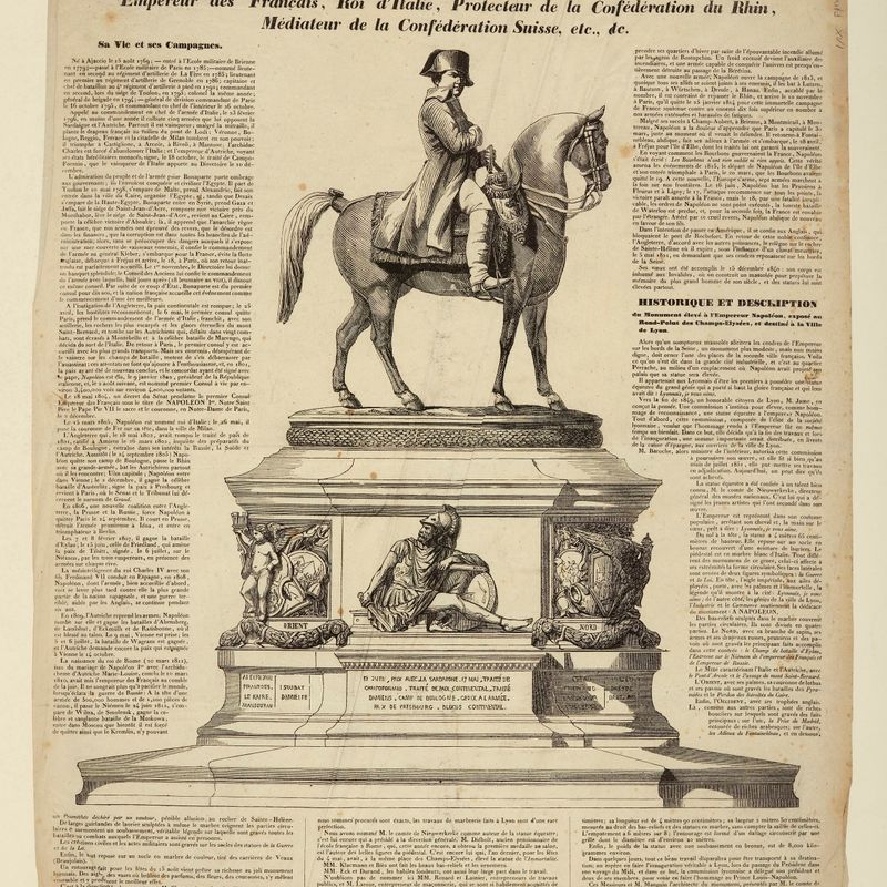 Napoléon Ier, surnommé Le Grand [monument destiné à la ville de Lyon]