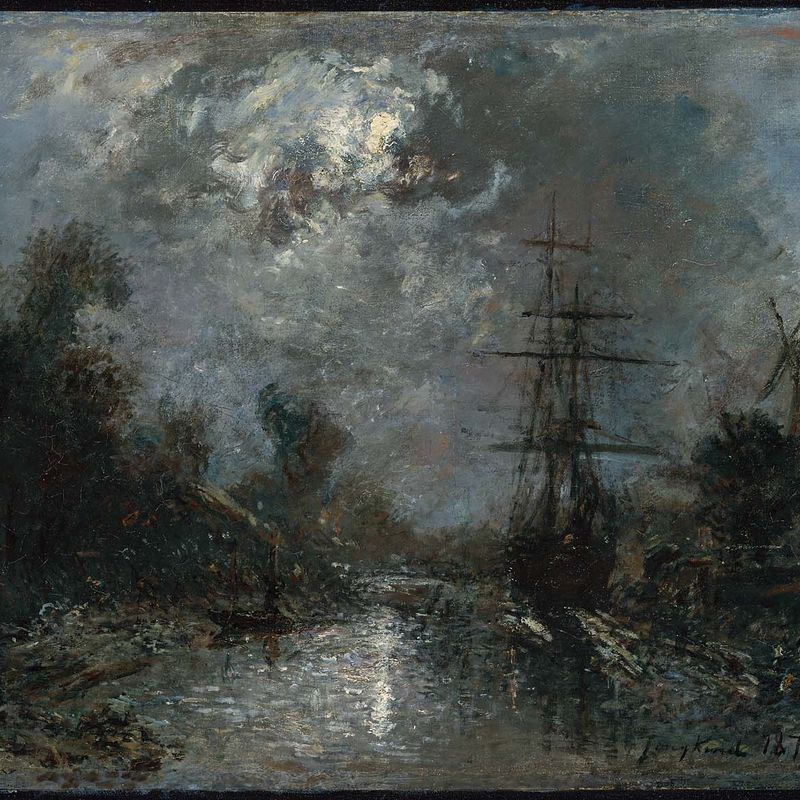 Harbor by Moonlight