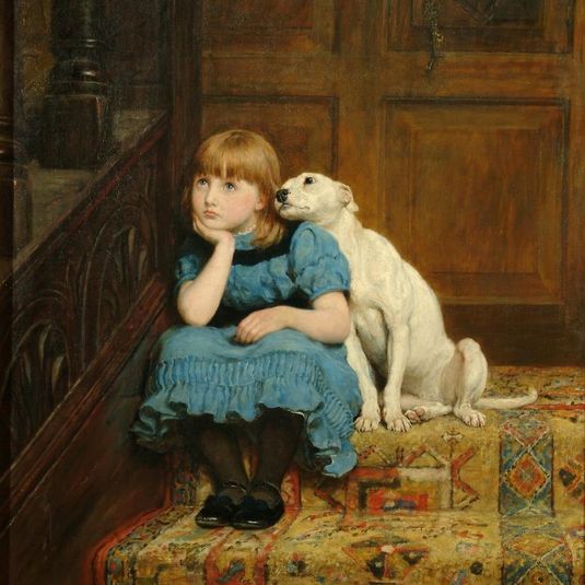 Audio description of Sympathy by Briton Riviere