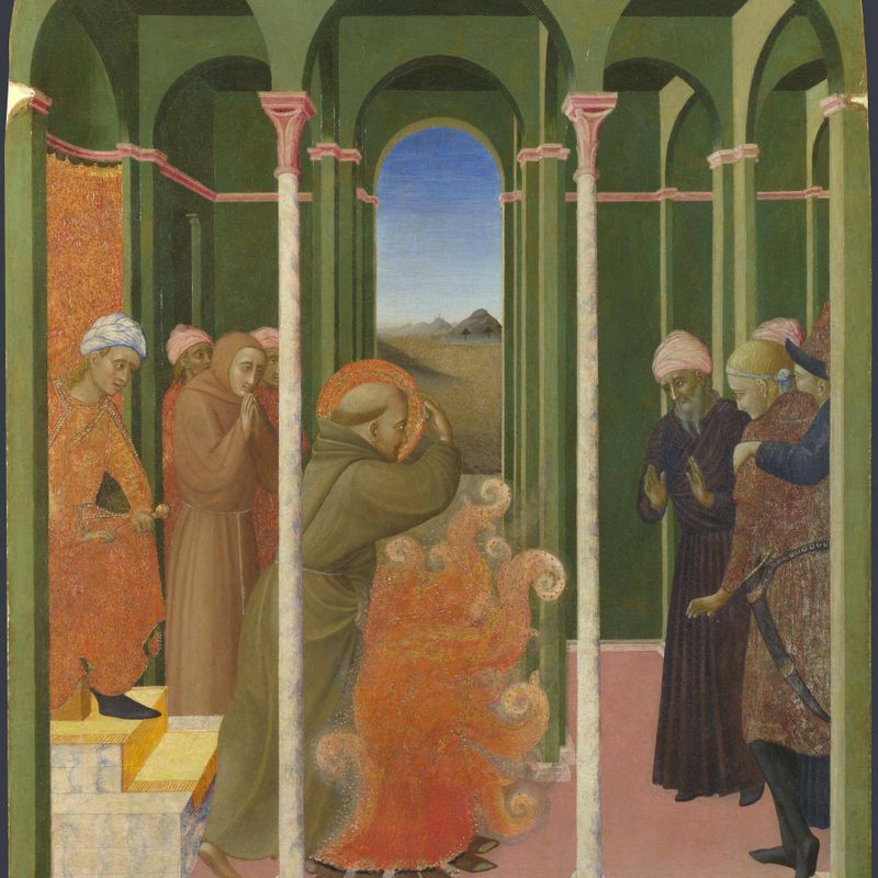 Saint Francis before the Sultan