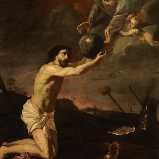 Jesus Receiving the World from God the Father
