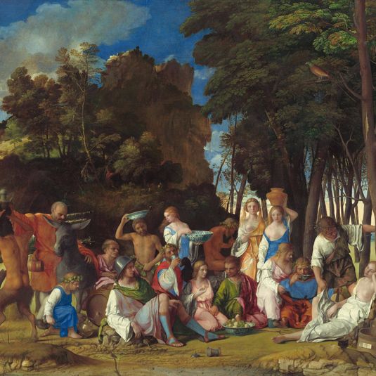 The Feast of the Gods by Giovanni Bellini