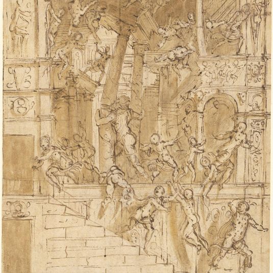 Samson Destroying the Temple