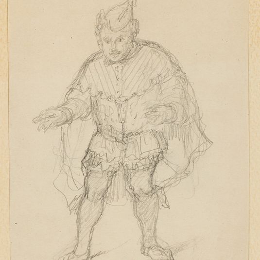 Etude de costume de comédien.