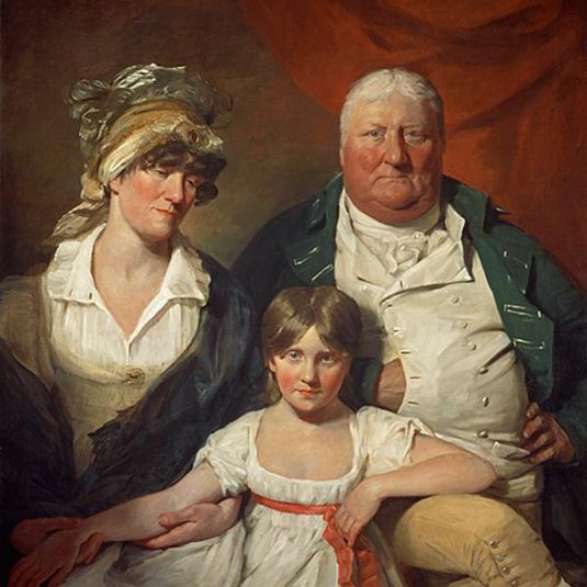 William Chalmers Bethune (1744 - 1807), his Wife Isobel Morison (1760 - 1850) and their Daughter Isabella Maxwell Morison (1795 - 1818)