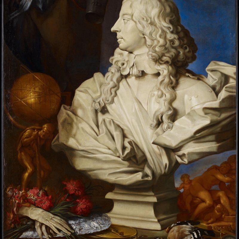 Allegorical Still Life with Bernini's Bust of Francis I d'Este