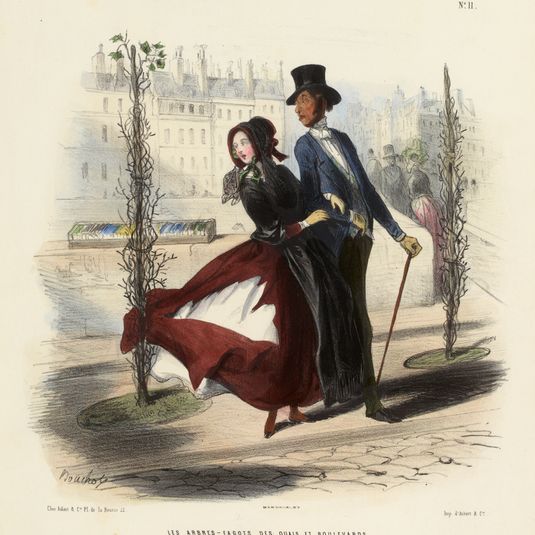 Les Arbres-fagots des quais et  boulevards- n°11 de l'album Les Embellissements de Paris