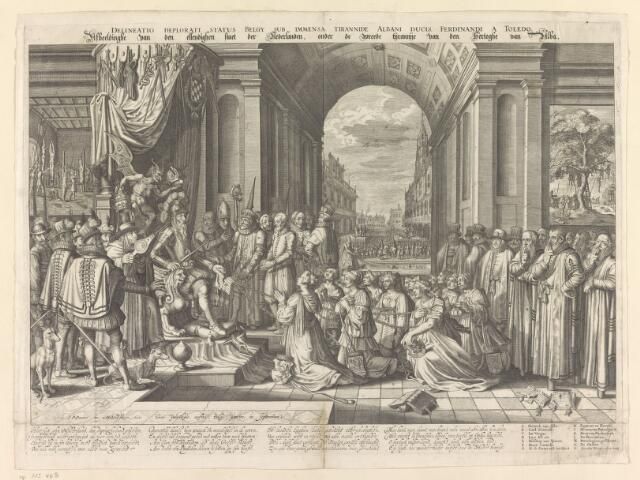 'Afbeeldinghe van den ellendighen staet der Nederlanden, onder de Svreede tijrannije van den Hertoghe van Silba'