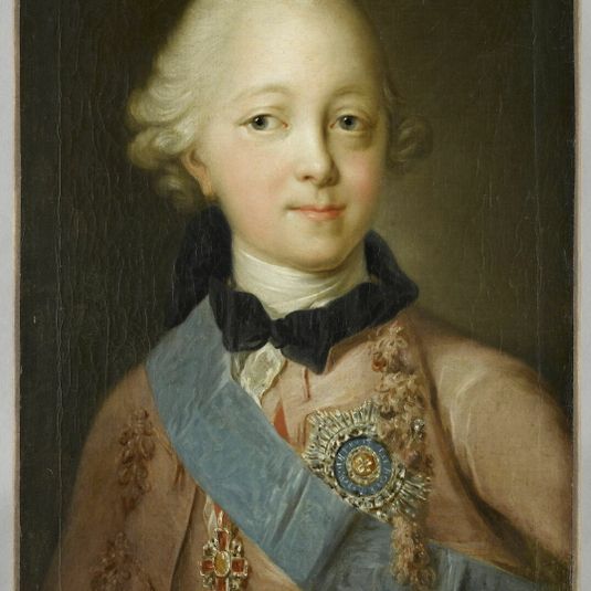 Portrait of the future Tsar Paul I of Russia as a child (1754-1801)