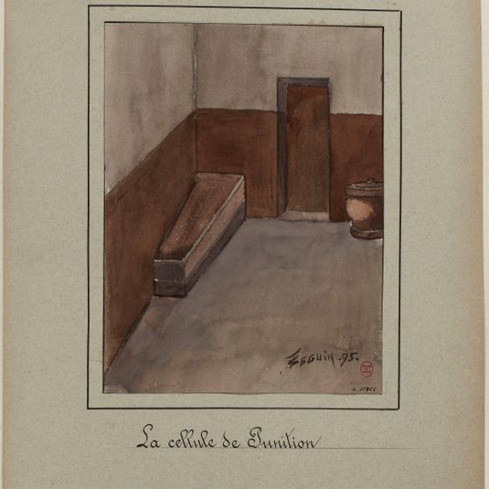 [Les prisons de Paris] Prison de la Santé; Une cellule de punition