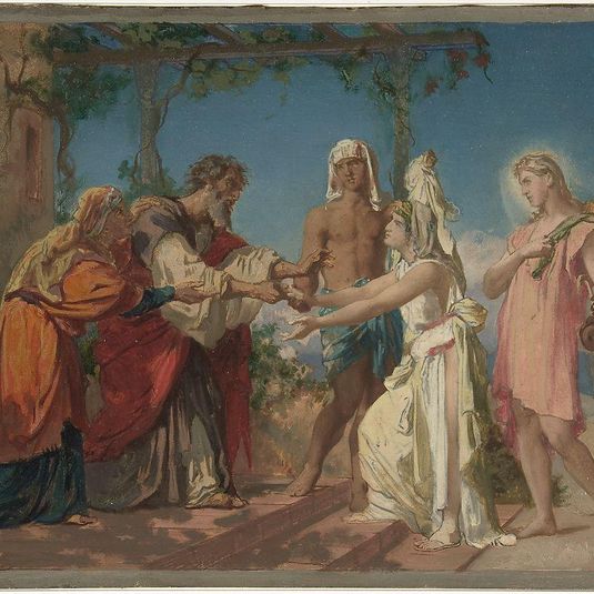 Tobias Brings His Bride Sarah to the House of His Father, Tobit