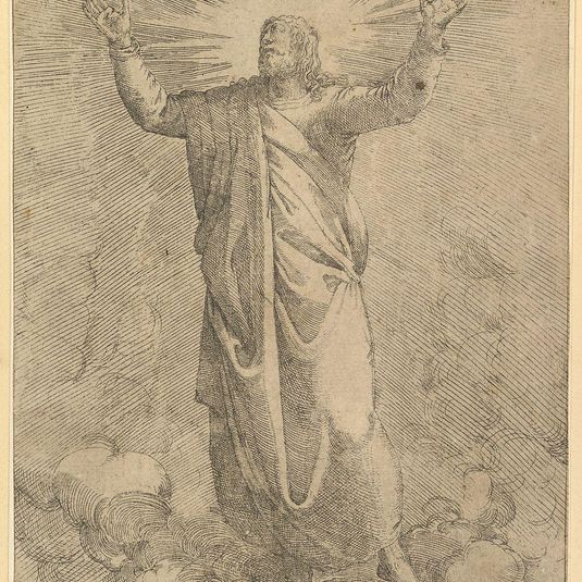 The Saviour Covered in a Large Cloak