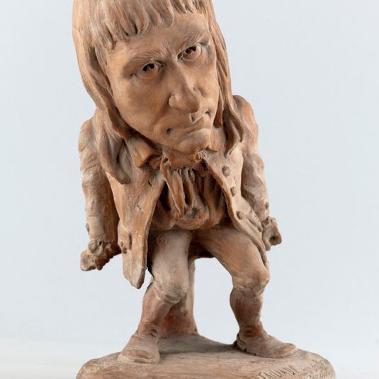 Portrait-charge de Paul-Félix-Joseph Taillade dit Taillade (1826-1898), comédien. Rôle de Pierre dans Les Deux Orphelines