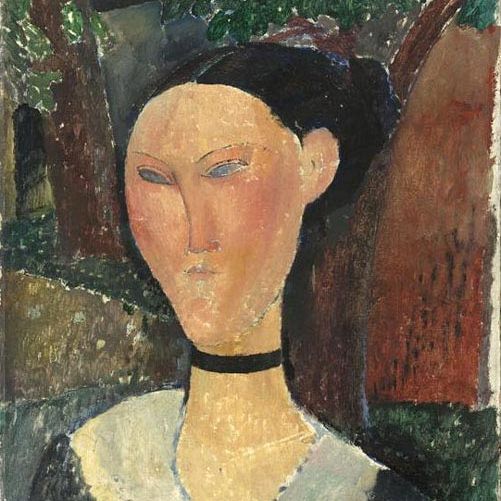 Woman with Velvet Ribbon