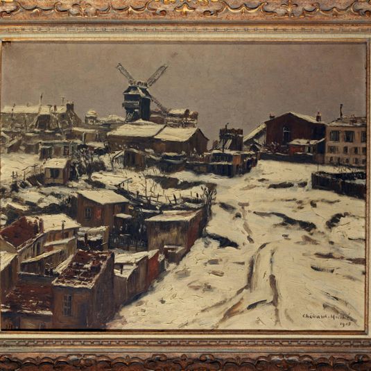 Montmartre, effet de neige.